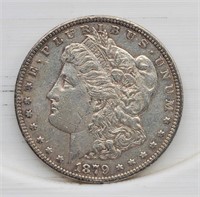 1879-S Morgan Silver Dollar - AU