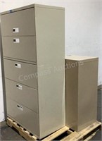 (2) Assorted Lateral Filing Cabinets