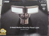 Solar Motion Dual Head Security Light