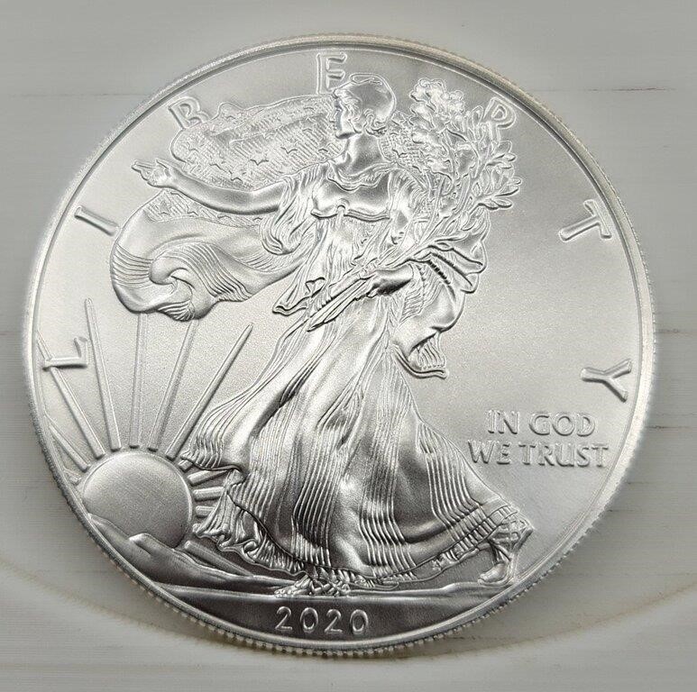 2020 American Eagle 1 Oz Silver Dollar