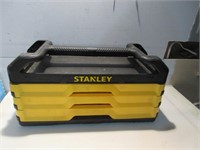 STANLEY PLASTIC TOOL DRAWER WITH SOCKETS, BITS,