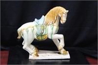 A Chinese, Tang Style Ceramic Horse