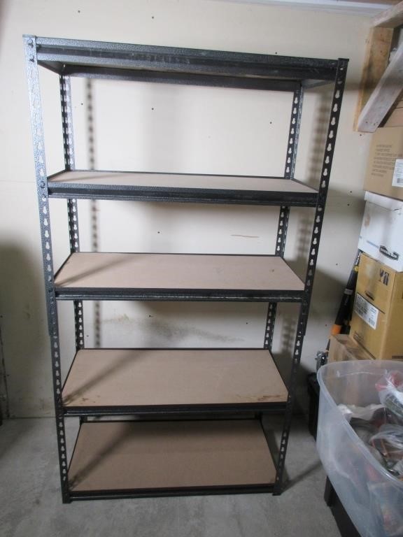 GUC METAL SHELF WITH WOOD INSERTS