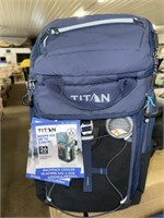 BLUE TITAN INSULATED BACKPACK COOLER