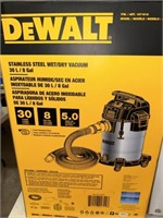 DEWALT STAINLESS STEEL WET/DRT VACUUM