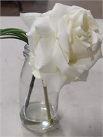 Artificial Flower W/Small Jar