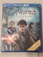 Harry Potter 3D Deathly Hollows Blu Ray Movie