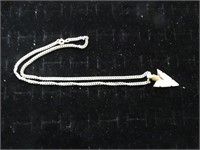 Stainless Streel Arrowhead Necklace