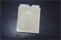 A Well Carved Chinese Bone Card Case