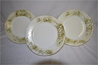 Lot of 3 Bavaria Bread Plates