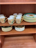 Sunflower Dishes Lot