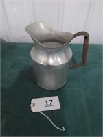 Aluminum Water Pitcher and 5 Cups