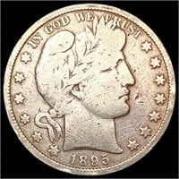 1895-O Barber Half Dollar LIGHTLY CIRCULATED