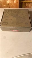 CHAIRMAN CIGAR BOX With Drill Bits and Screw