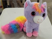 Multi Color Cat Unicorn Plush