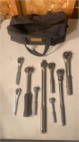 Work Force Tool Bag with Socket Ratchets