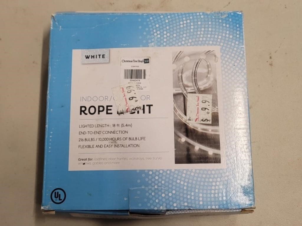 White Indoor / Outdoor Rope Light