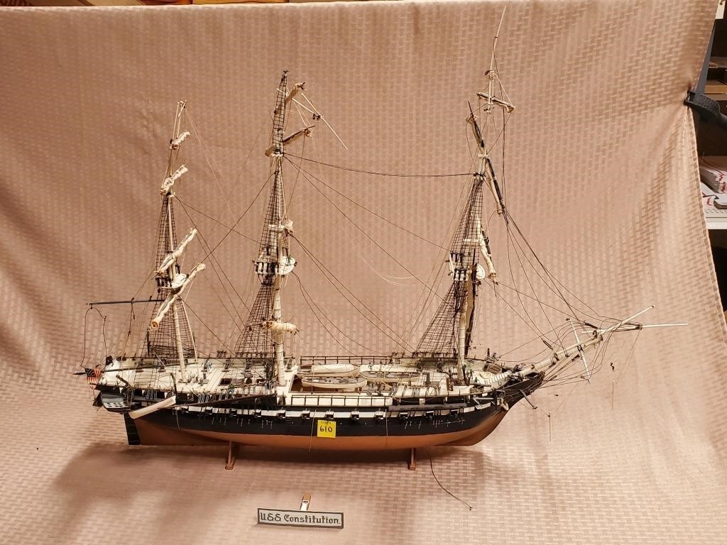 USS Constitution Ship Model As is