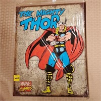 Marvel's The Mighty Thor Metal Sign