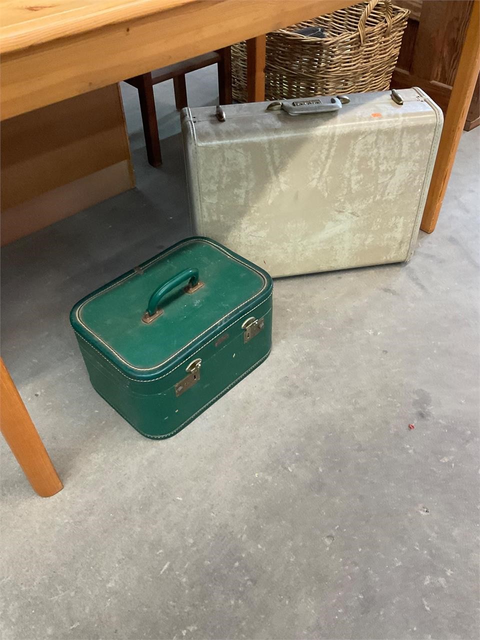 Vintage Suitcase and Petersburg VA Travel Case