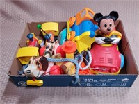 Lot of Vintage Fisher Price & Disney Toys