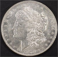 1878 7TF REV 78 MORGAN DOLLAR AU