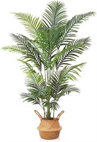 Ferrgoal Artificial Areca Palm Plants 6 Ft