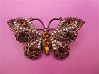 Nolan Miller Butterfly 2.5" Brooch