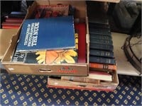 Three boxes of books including coffee table books