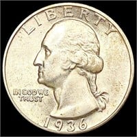 1936 Washington Silver Quarter CLOSELY