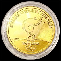 2008 China 1/10oz Gold Olympic Coin GEM PROOF