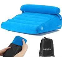 LokfeHre Inflatable Wedge Pillow, Blue