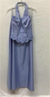 H1) TWO PIECE FORMAL DRESS, SIZE 3/4,