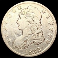 1832 Sm Ltrs Capped Bust Half Dollar LIGHTLY
