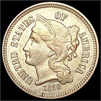 1868 Nickel Three Cent UNCIRCULATED