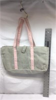 C4) SMALL PINK & GRAY COLORED BAG
