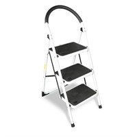 ZOOMIFY 3 Step Ladder, Folding Lightweigh