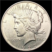 1927-D Silver Peace Dollar CHOICE AU