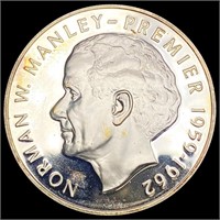 1878 Jamaica Silver $5 GEM PROOF
