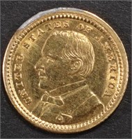 1903 $1 GOLD MCKINLEY COMMEM XF/AU
