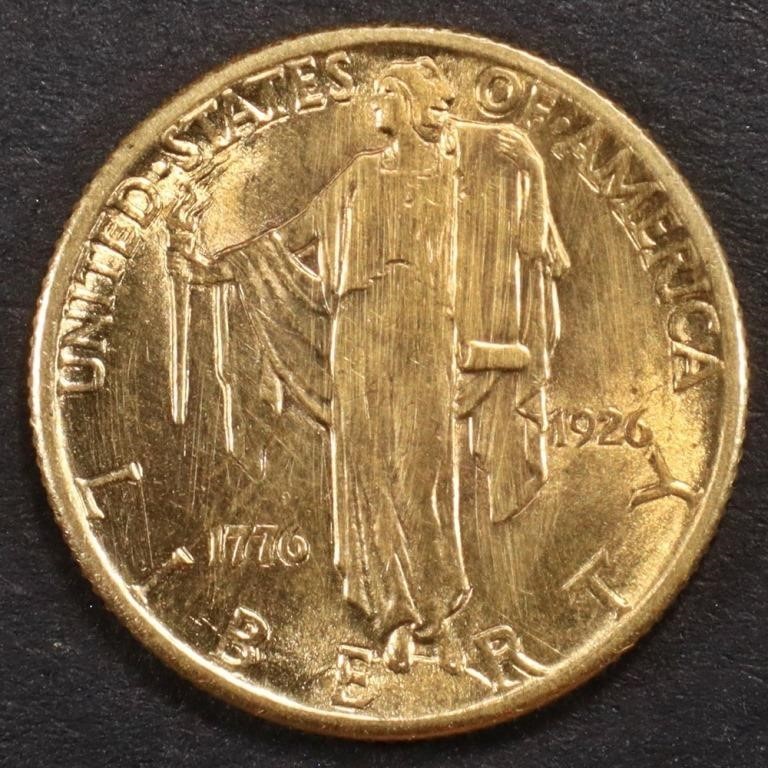 1926 $2.5 GOLD SESQUICENTENNIAL CHOICE BU