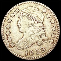 1823/2 Capped Bust Dime NEARLY UNCIRCULATED