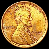 1920 RED Wheat Cent UNCIRCULATED