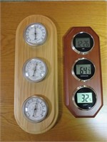 Barometer and thermometer