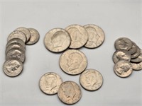 Susan B. Anthony & Ike Dollars, 1976 Quarters +