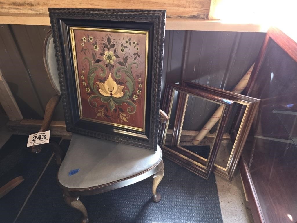 Rosenal picture, frames & chair