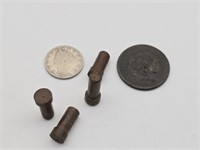 U S Large Cent, V Nickel & Copper Rivets / Plugs
