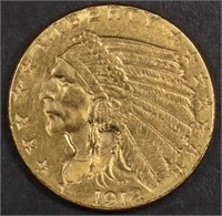 1912 $2.5 GOLD INDIAN CH BU