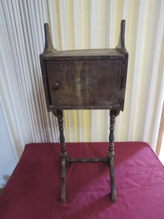 Antique sewing box 28" tall