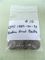 (39) 1889-90-91, Indian Head Cents